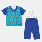 Пижама для мальчика А.1311-52 _М (футболка/брюки), цвет синий микс, рост 86-92 см - Фото 4