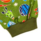 Пижама (кофточка, штанишки), рост 86-92 см, цвет зеленый, принт микс 1312-52 _М - Фото 14