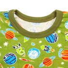 Пижама для мальчика, рост 104-110 см, цвет зеленый, принт микс 1312-60 - Фото 4