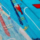 Комплект для мальчика (футболка, шорты), рост 104-110 см, цвет синий, принт микс 1403-60 - Фото 6