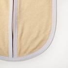 Пеленка-кокон на молнии махровый, рост 50-62 см, махра, цвет персиковый 1134_М - Фото 4