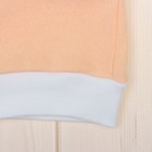 Пеленка-кокон на молнии с шапочкой, махра, рост 50-62 см, цвет персиковый 1185_М - Фото 7