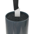 Подставка для ножей с наполнителем, цилиндр, цвет серый - Фото 2