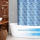 Штора для ванной Доляна «Плитка», 180×180 см, PVC - фото 297863128