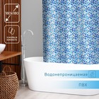 Штора для ванной Доляна «Плитка», 180×180 см, ПВХ - Фото 1