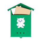 Ящик почтовый без замка (с петлёй), вертикальный, «Домик», МИКС - фото 4351230