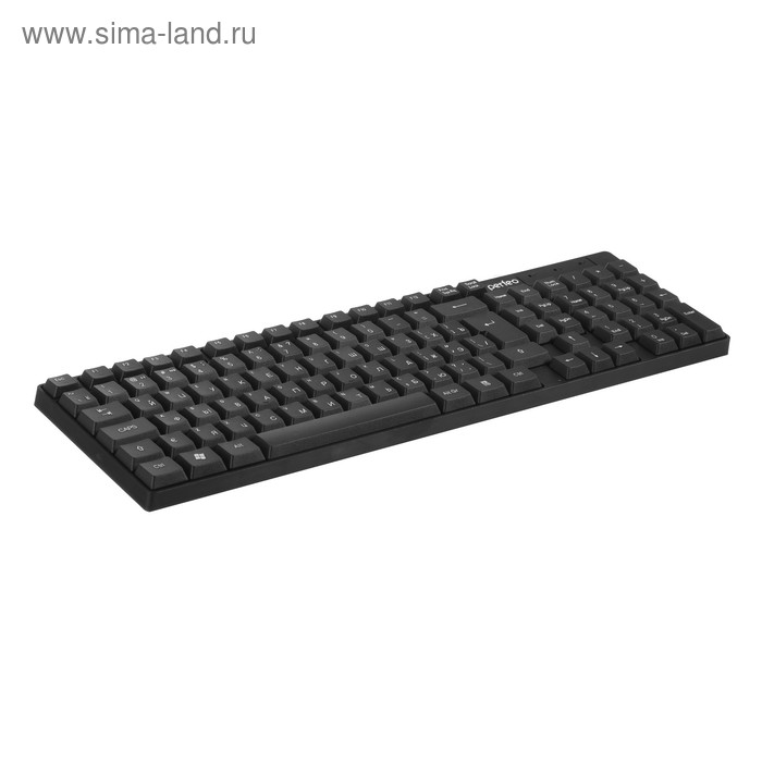 Клавиатура Perfeo DOMINO PF-4511, проводная, мембранная, 105 клавиши, USB, чёрная - Фото 1