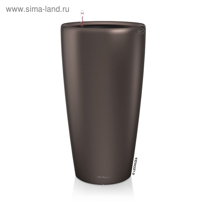 Кашпо с автополивом «Рондо», цвет кофе - Фото 1