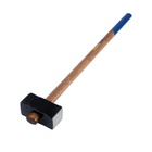 Кувалда кованая ТУНДРА, удлиненная деревянная рукоятка, 5 кг - Фото 2