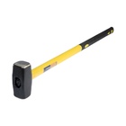 Кувалда кованая ТУНДРА, удлиненная фиберглассовая трехкомпонентная рукоятка, 3 кг - Фото 4