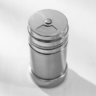 Солонка «Металлик», 120 мл, 4.3×8 см, нержавеющая сталь, серебристая - Фото 2