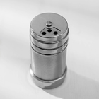 Солонка «Металлик», 120 мл, 4.3×8 см, нержавеющая сталь, серебристая - Фото 5