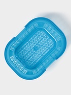 Корзина для хранения с ручками, пластик, 20.5×15.5×8 см, синяя - Фото 4