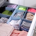 Разделитель для ящиков, 4 шт., 46×7 см, пластик, сиреневый - Фото 2