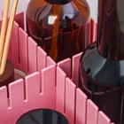 Разделитель для ящиков, 4 шт., 37×7 см, розовый - Фото 4