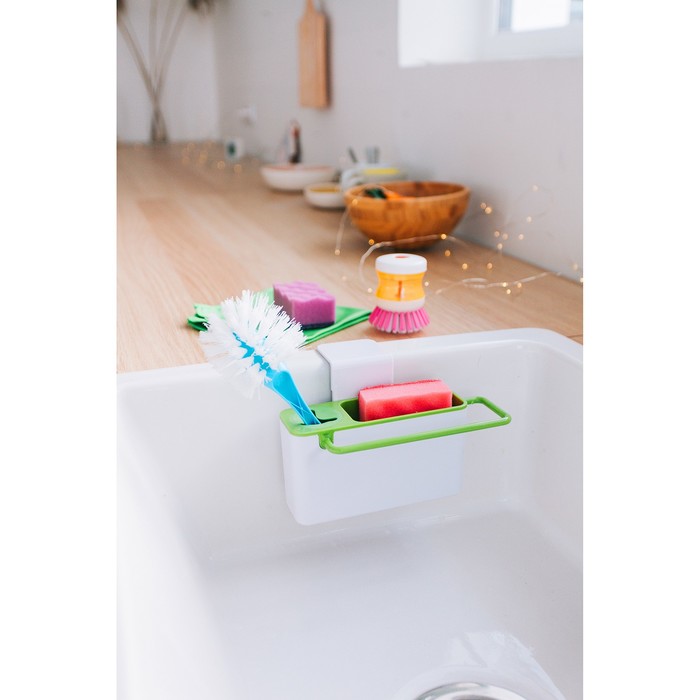 Подставка для ванных и кухонных принадлежностей, 20×9×9 см, цвет МИКС - фото 1906846281