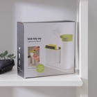 Подставка для ванных и кухонных принадлежностей с дозатором, 6×17,5×19 см, цвет МИКС - Фото 6