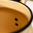 Чайник эмалированный, 3.5 л, без деколи, цвет бежевый - Фото 3