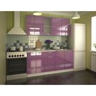 Кухонный гарнитур Волна, 1800 мм, цвет Фиолетовый металлик - Фото 1