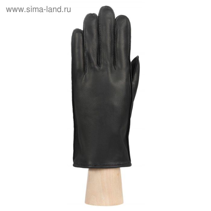 Перчатки мужские, рамзер 9, подклад шерсть, цвет чёрный - Фото 1