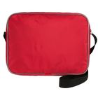 Сумка молодёжная, отдел на молнии, наружный карман, регулируемый ремень, цвет красный - Фото 2