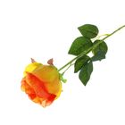 Цветы искусственные "Роза билио" оранжевая 8*7*55 см - Фото 1