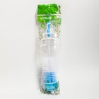 Ёршик для бутылочек, с губкой, цвета МИКС - фото 8313062