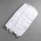 Насадка для швабры с зажимом-бабочкой Доляна, 30×18 см, микрофибра, нити, цвет белый - Фото 2