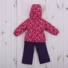 Комплект для девочки (куртка и полукомбинезон), рост 110 см, цвет розовый MS17101 - Фото 10