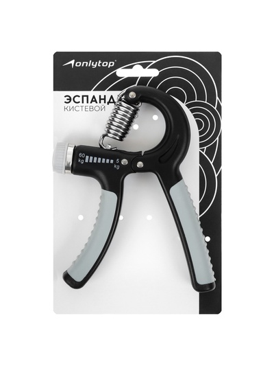 Эспандер кистевой ONLYTOP, 5 - 60 кг, МИКС