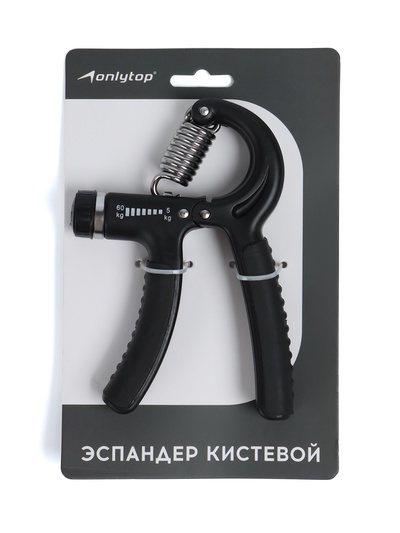 Эспандер кистевой ONLYTOP, 10-40 кг, цвета МИКС