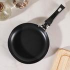 Сковорода «Лерой», d=16 см, пластиковая ручка, антипригарное покрытие, алюминий, цвет МИКС - Фото 2