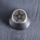 Насадка кондитерская «Цветок», d=3,7 см, нержавеющая сталь - Фото 2