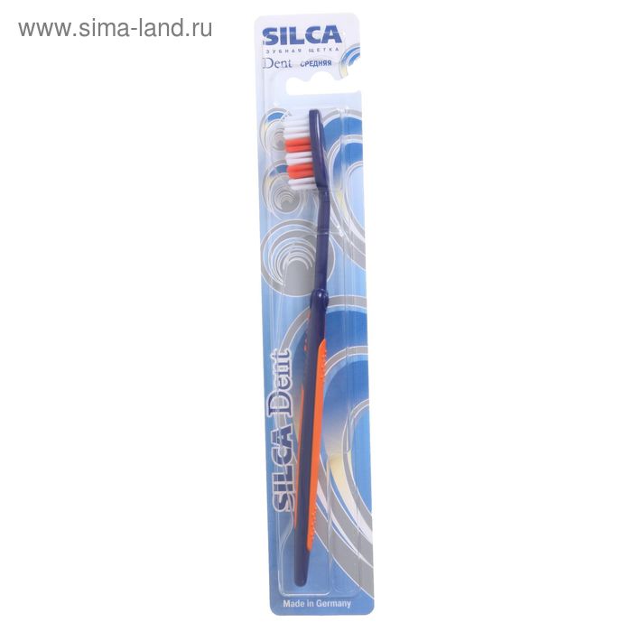 Зубная щетка Silca  средней жесткости, 1 шт - Фото 1