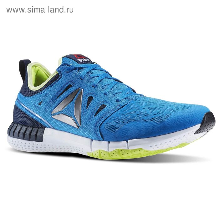 Кроссовки для бега  мужские REEBOK ZPRINT 3D  BLUE/NAVY/YELLOW/PEW (р.43) - Фото 1