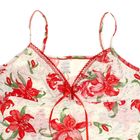 Пижама женская (майка, шорты) Гейша №3, цвет красный, р-р 44 вискоза - Фото 4