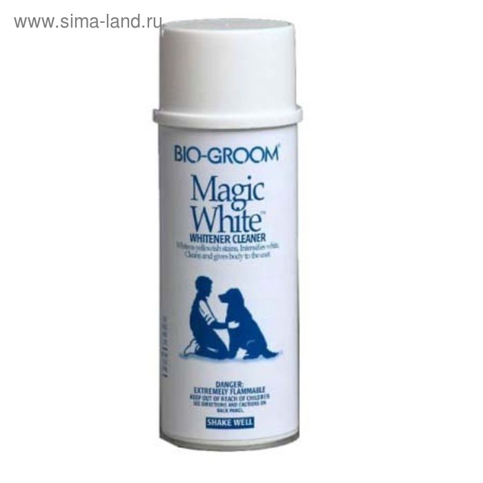Выставочный спрей-мелок Bio-Groom Magic White белый,  284 мл - Фото 1
