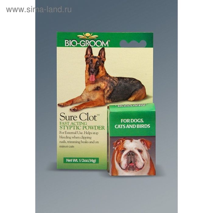 Пудра Bio-Groom Sure Clot кровоостанавливающая, 14.8 мл - Фото 1