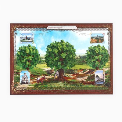 Родословная книга в шкатулке «Древо семьи», 56 листов, 20×26 см