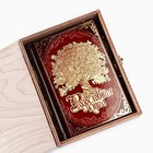 Родословная книга в шкатулке «Древо семьи», 56 листов, 20×26 см - Фото 3