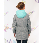 Куртка для девочки "ЕВА", рост 152 см (76), цвет небесный/серый В10017-10 - Фото 15