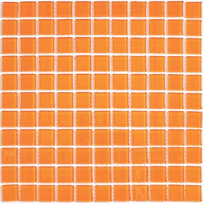 Мозаика стеклянная Bonaparte, Orange glass 300х300х4 мм
