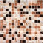 Мозаика стеклянная с камнем Bonaparte, Step-1 327х327х4 мм - фото 301381695