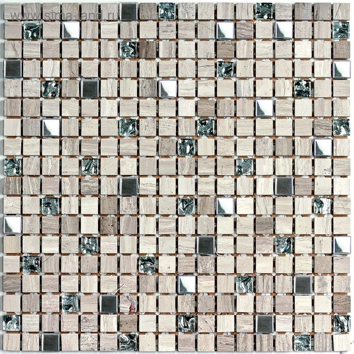Мозаика из натурального камня Bonaparte, Tokyo 305х305х7 мм - Фото 1