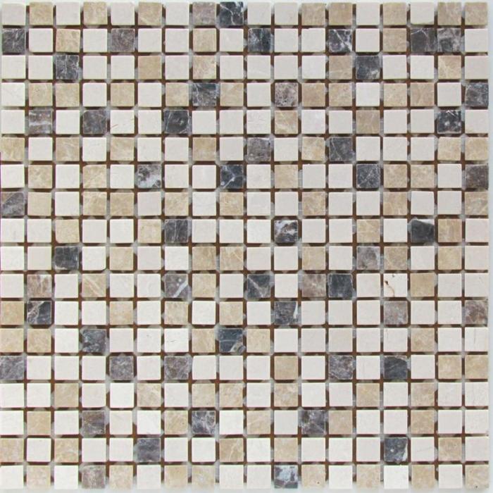 Мозаика из натурального камня Bonaparte, Turin-15 slim Matt 305х305х4 мм