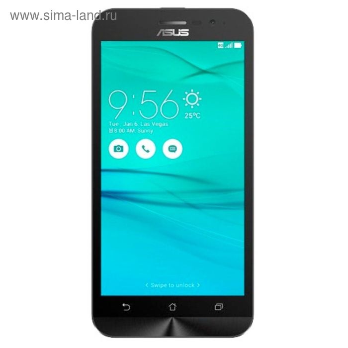Смартфон Asus ZenFone Go ZB500KL, 16 Gb, LTE, 2 sim, черный/красный - Фото 1