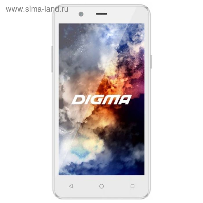 Смартфон Digma LINX A501, 8 Gb, LTE, 2 sim, белый - Фото 1