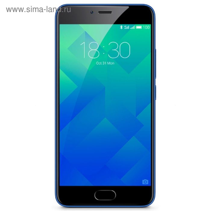 Смартфон Meizu M5, 32 Gb, LTE, 2 sim, черный/синий - Фото 1