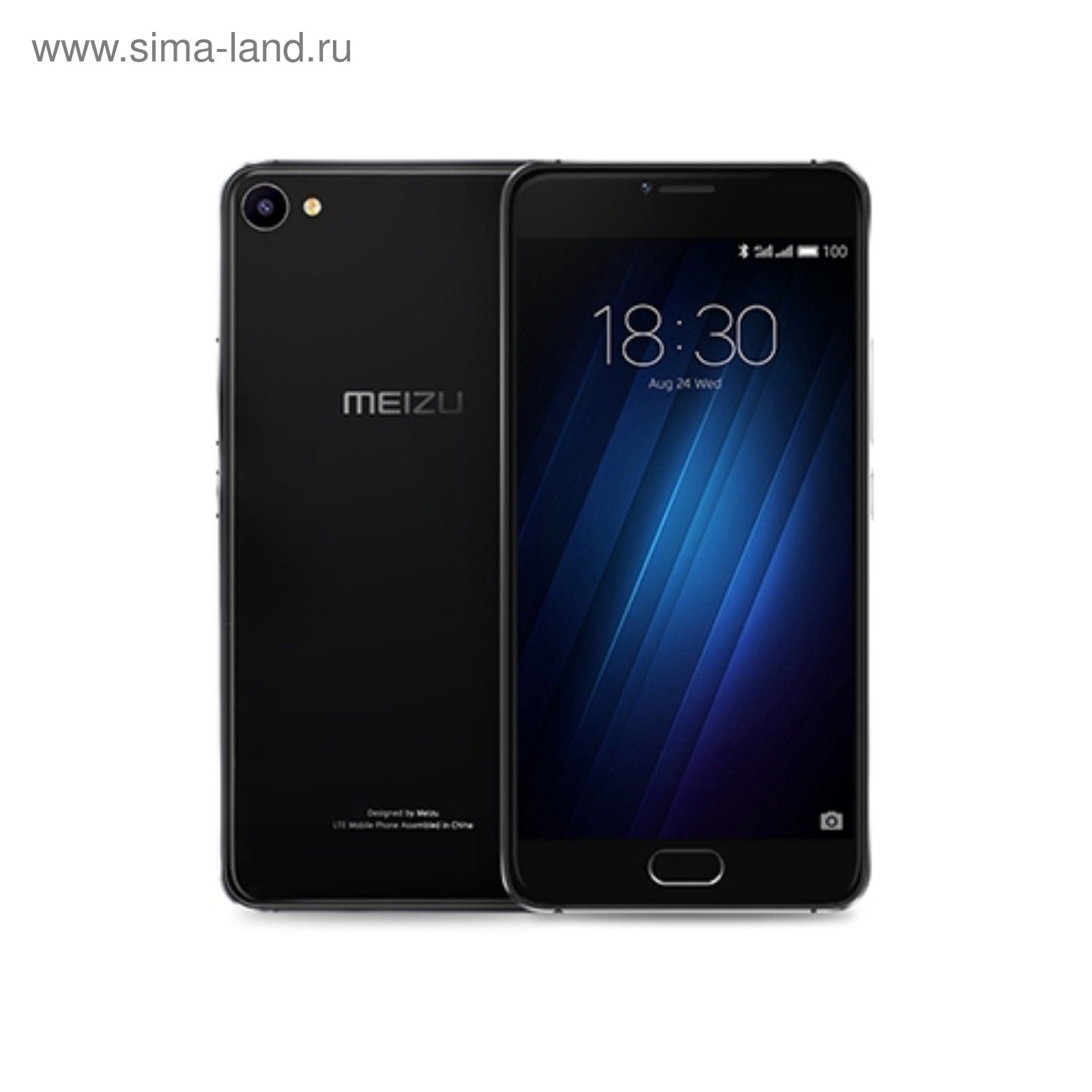 Смартфон Meizu U10, 32 Gb, 2 sim, черный (2228837) - Купить по цене от 11  591.67 руб. | Интернет магазин SIMA-LAND.RU