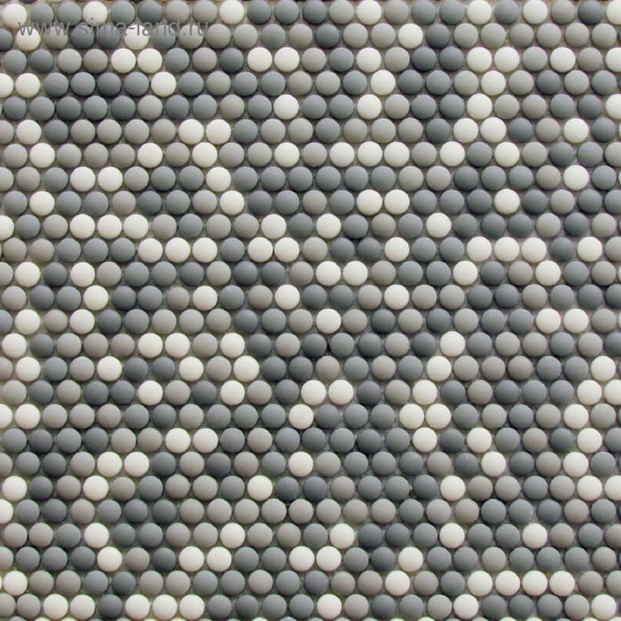Мозаика стеклянная Bonaparte, Pixel mist 325х318х6, d12 мм - Фото 1